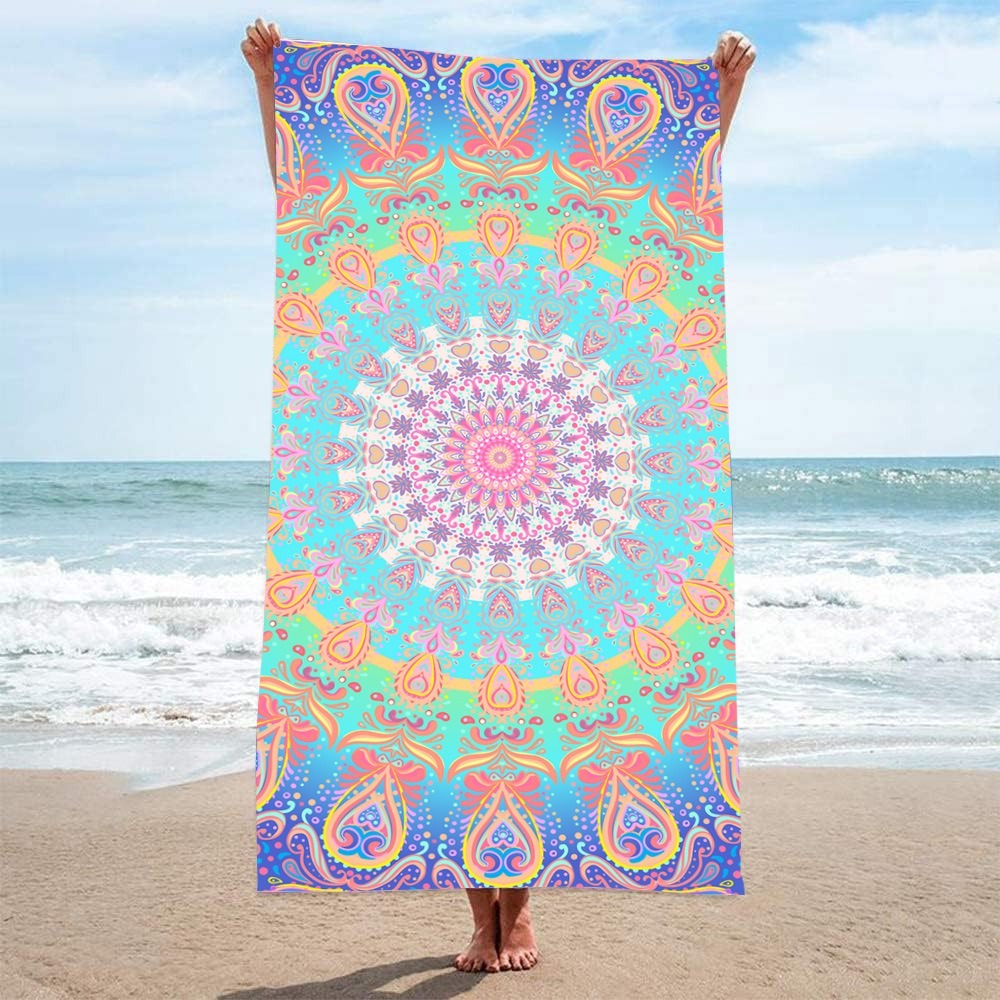 Mysterious Pattern Beach Towel - Camp Towel Microfiber incelemesi ve fiyatı
