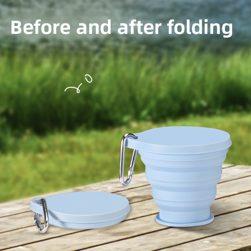 1pc Folding Water Cup Food Gra - Outdoor Camping Food incelemesi ve fiyatı