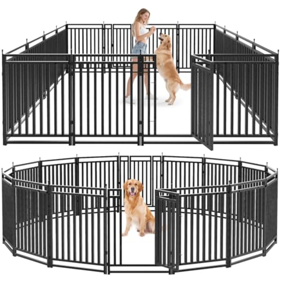 Dog Fence Outdoor for Yard Dog - Outdoor Camping Dog Kennel incelemesi ve fiyatı
