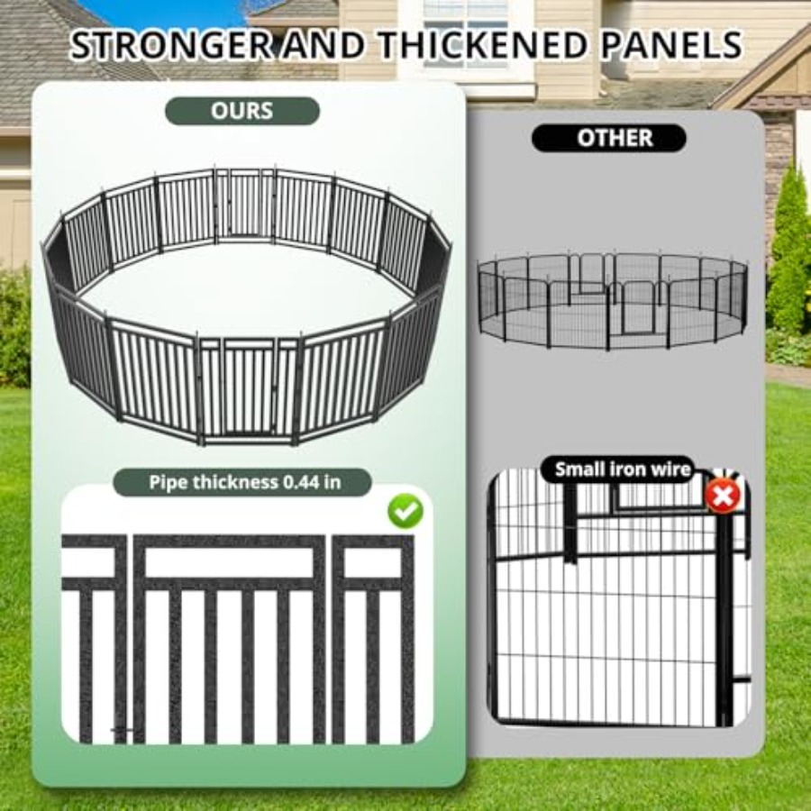 Dog Fence Outdoor for Yard Dog - Outdoor Camping Dog Kennel incelemesi ve fiyatı