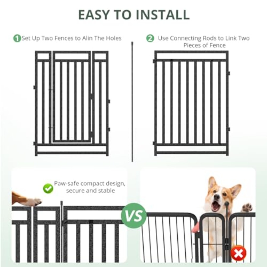 Dog Fence Outdoor for Yard Dog - Outdoor Camping Dog Kennel incelemesi ve fiyatı