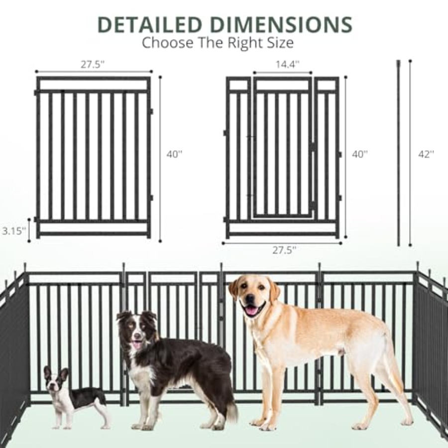 Dog Fence Outdoor for Yard Dog - Outdoor Camping Dog Kennel incelemesi ve fiyatı