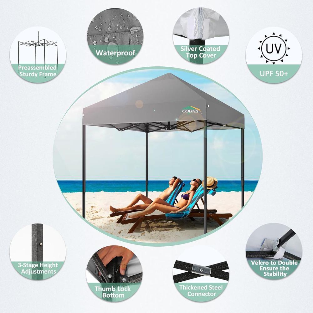 6.6m x 6.6m Heavy-Duty Waterpr - Outdoor Camping Tent Waterproof incelemesi ve fiyatı