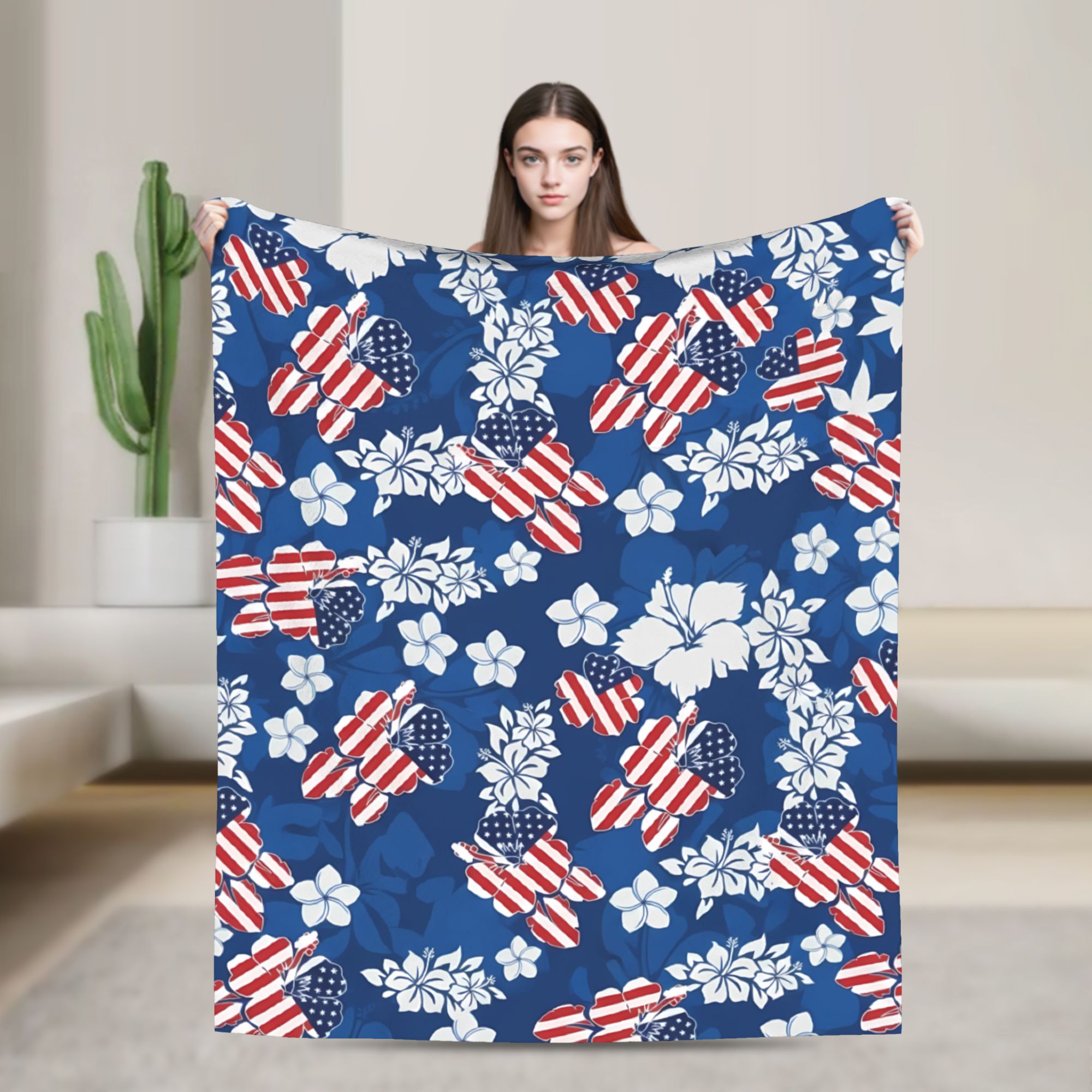 4th of July USA Warm Soft Blan - Outdoor Camping Usa incelemesi ve fiyatı
