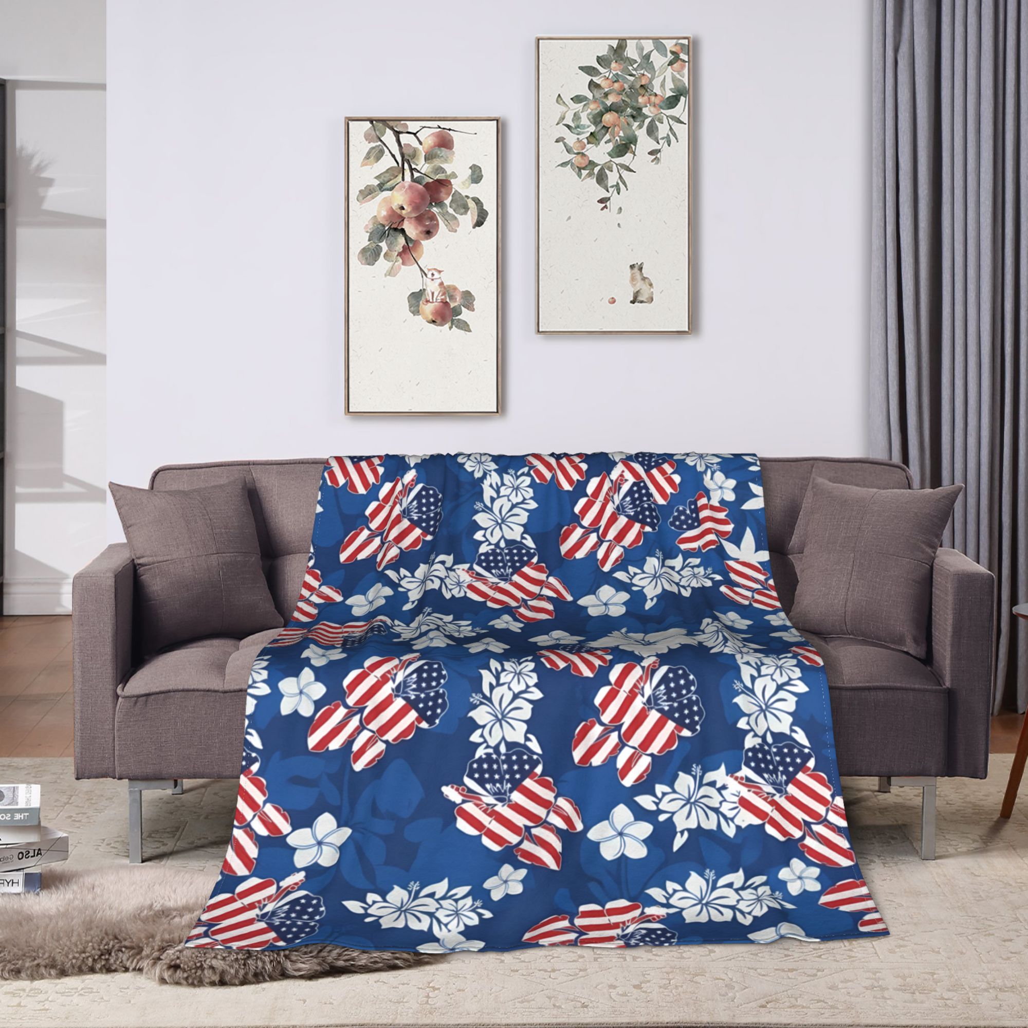 4th of July USA Warm Soft Blan - Outdoor Camping Usa incelemesi ve fiyatı