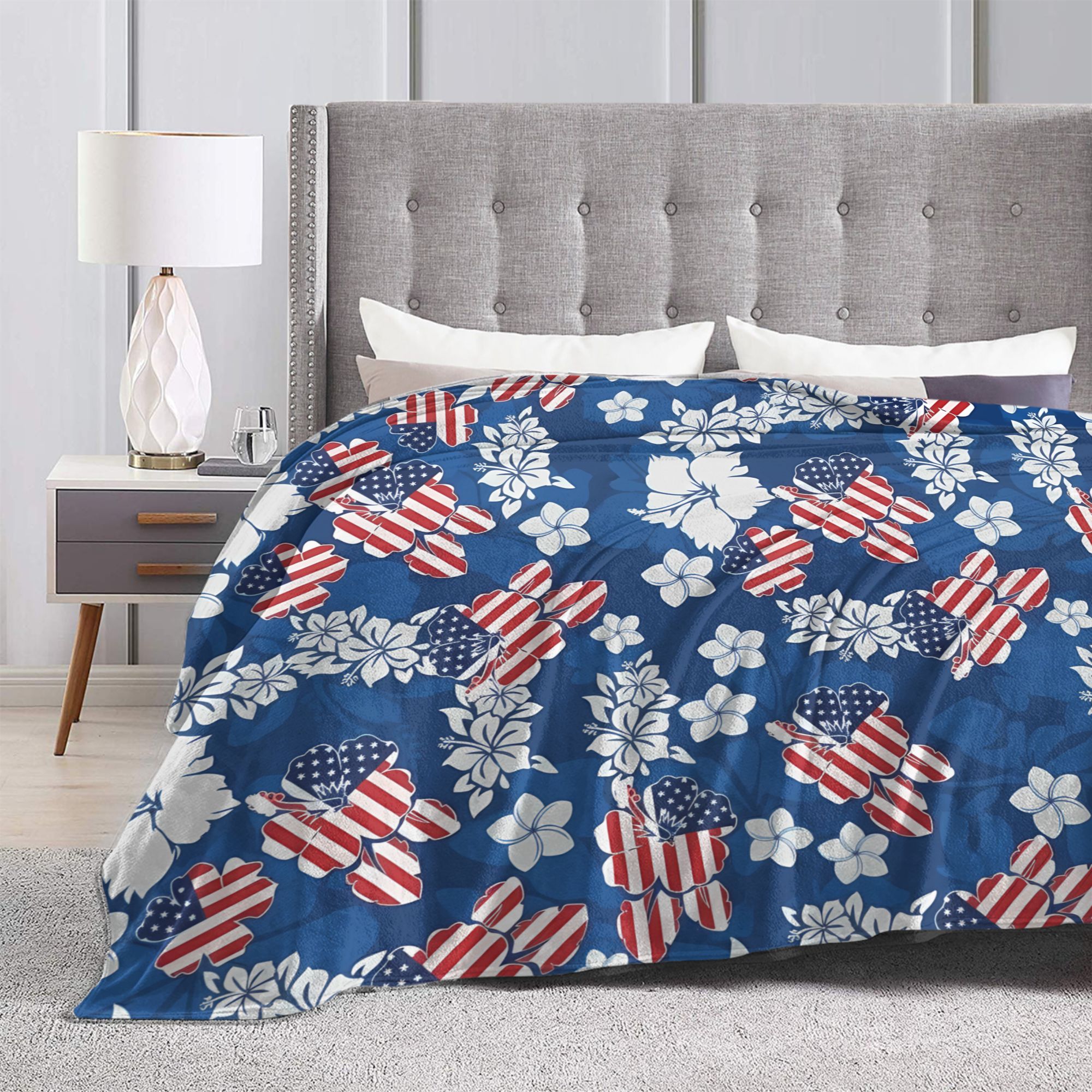 4th of July USA Warm Soft Blan - Outdoor Camping Usa incelemesi ve fiyatı